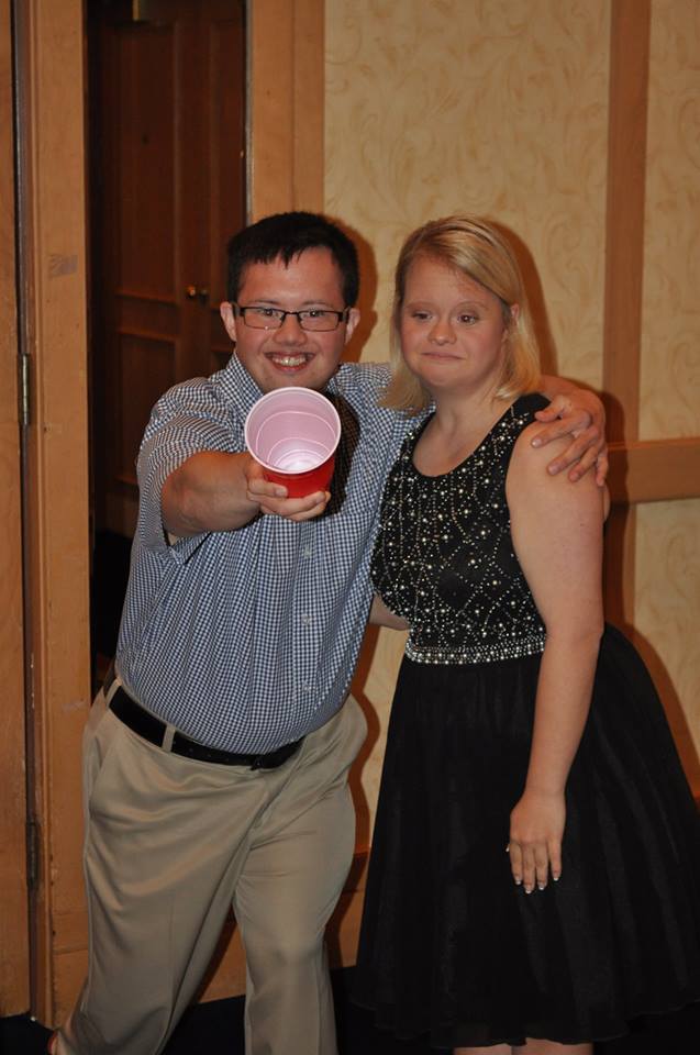 Zoey with Lauren Potter